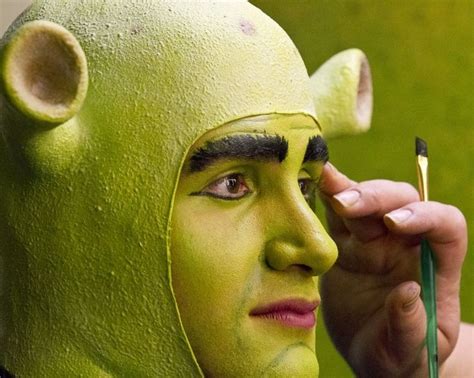 The making of Shrek | Shrek, Animal makeup, Character makeup