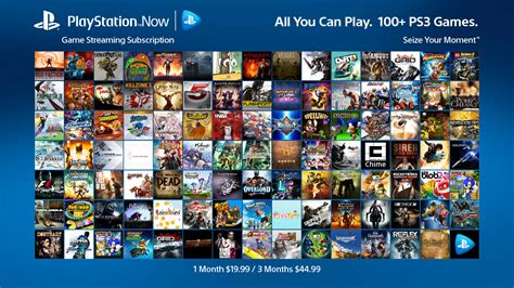 PlayStation Now partial games list