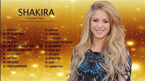 Shakira exitos - Sus Mejores Canciones Completas de Shakira - Los ...