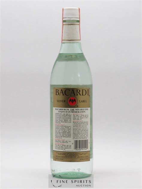 Buy Bacardi Of. Silver Label Light-Dry Superior (no reserve) (lot: 420)