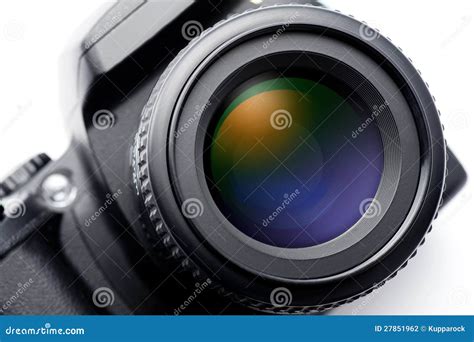 SLR camera lens stock photo. Image of black, digital - 27851962