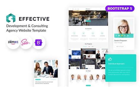 Effective - IT Consulting Responsive Website Template