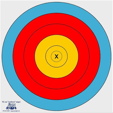 92cm Outdoor Yankton Archery Target First Dakota Classic - Etsy Ireland