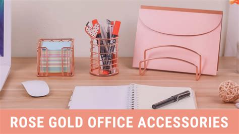 9 Rose Gold Office Accessories That Makes Your Office Pretty - Sharehook