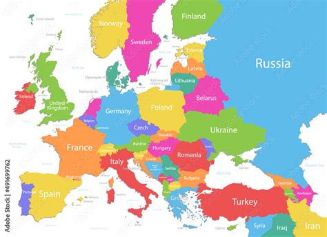 Europe And Asia Map