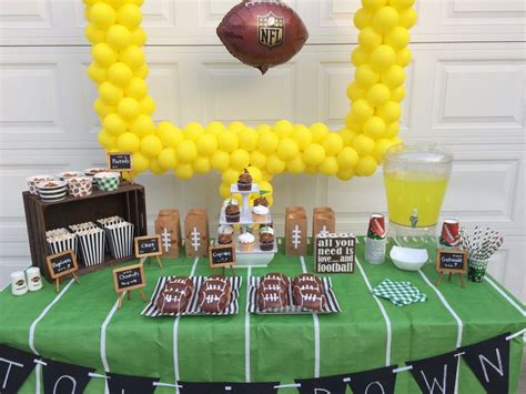 Football party! | Football birthday party, Football party decorations, Football theme party