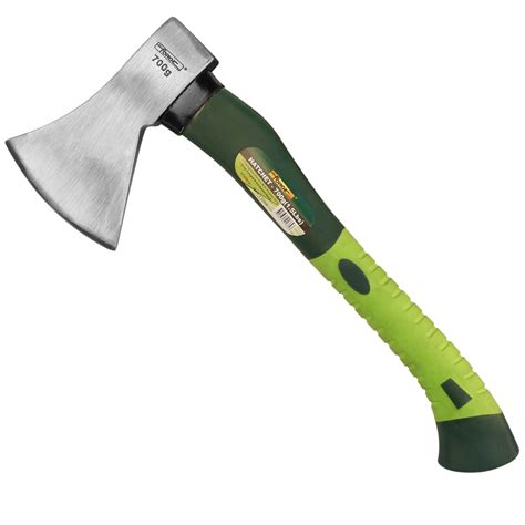 1.5lbs Garden Axe 45# Forged Steel Hatchet with Fiberglass Handle - Hatchet and Axe