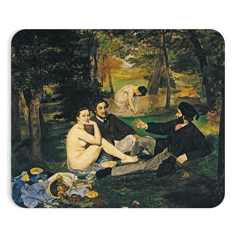 Luncheon on the Grass by Édouard Manet Mousepad Famous | Etsy