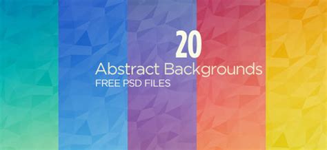 20 Free PSD Abstract Backgrounds for Breathtaking Designs