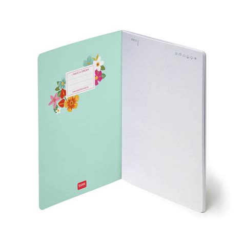 Plain Notebook - A5 Sheet - Medium HAPPY FLOWERS | Legami.com