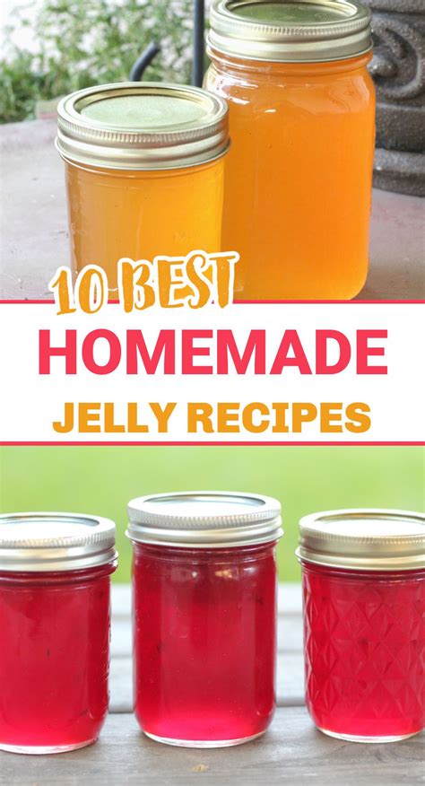 10 Easy Homemade Jelly Recipes in 2021 | Jelly recipes, Homemade jelly, Easy homemade