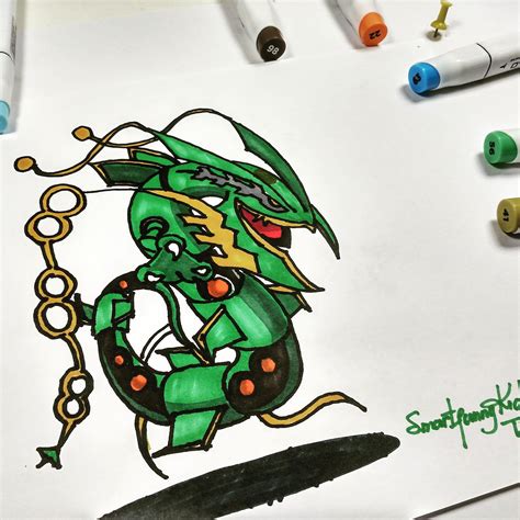 Pokemon Rayquaza Drawing | Free download on ClipArtMag