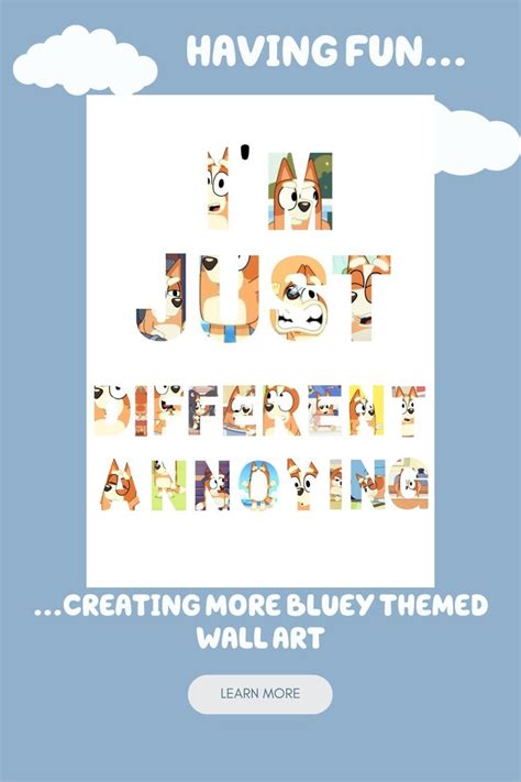 Bluey Inspired Personality Traits SVG- Bluey, Bingo, Bandit, Chilli ...