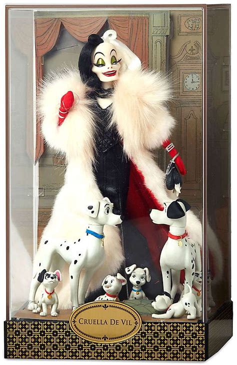 Disney Designer Folktale Series Cruella de Vil, Pongo, Perdita & Puppies Doll - Walmart.com