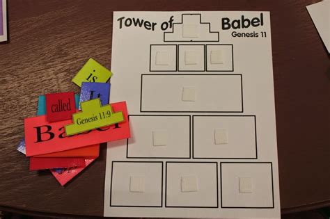 Hands On Bible Teacher: Tower of Babel | Tower of babel, Bible lessons ...