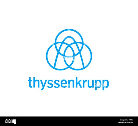 Thyssenkrupp, logotipo de la empresa grupo industrial, DAX 30 empresas ...