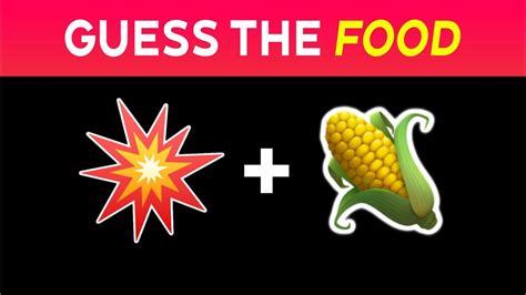 🍔 Can You Guess The Food By Emoji Challenge Hard? 🍔🍕🍔 - YouTube