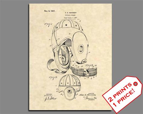 Football Patent Leather Helmet Football Art Prints Patent - Etsy