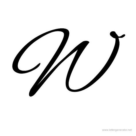 Cursive Letters Alphabet Gallery - Free Printable Alphabets | LETTER GENERATOR NET | Lettering ...