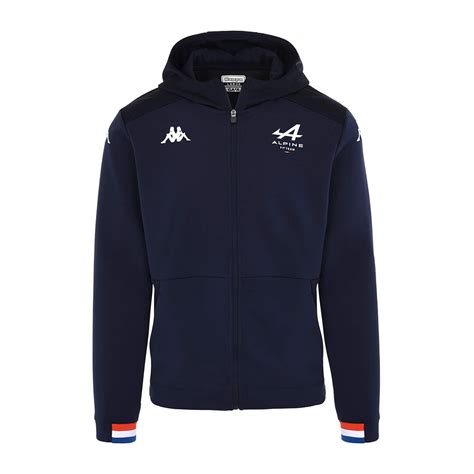 KAPPA ALPINE F1 ARUFEOD VESTE CAPUCHE MARINE 2022 351768W-A03