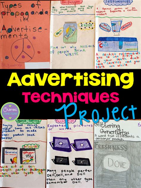 Advertising Techniques: A Project | Upper Elementary Snapshots