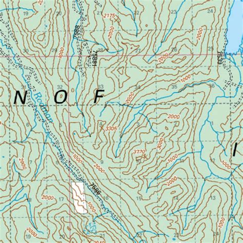 Chichagof Island Hoonah Area (Chichagof Island Side) Map by US Forest ...