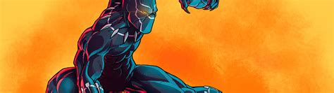 Download Marvel's Black Panther 5120 x 1440 Wallpaper | Wallpapers.com