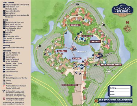 Coronado Springs Resort Map • WDW Vacation Tips