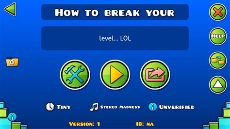 Breaking the level editor... : r/geometrydash