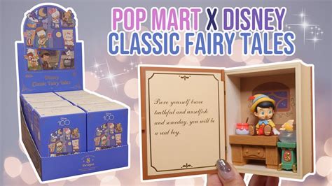 POP MART Disney Classic Fairy Tales Blind Box Unboxing FULL SET - YouTube