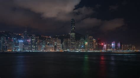 4K Timelapse Sequence of Hong Kong, China - Skyline at night 6434933 ...