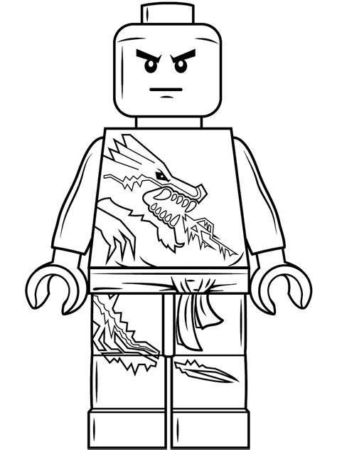 Lego Ninjago Lloyd Coloring Page - Free Printable Coloring Pages for Kids