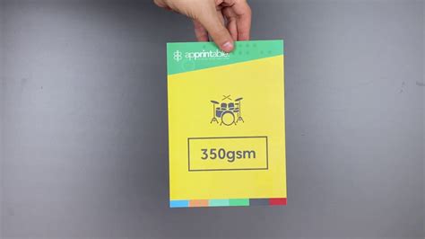 350gsm Paper Weight Guide | Flyer & Leaflet Printing | UK Print Store - YouTube