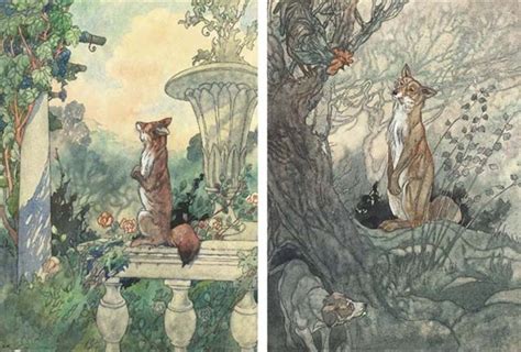 Charles Robinson | Illustrations for Aesop's Fables: The fox and the ...