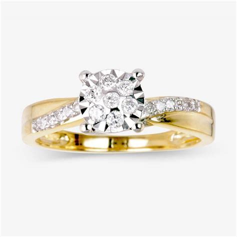 9ct Gold Diamond Ring | Warren James