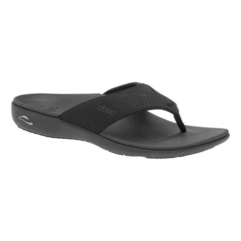 ABEO Footwear - ABEO Kadie Neutral - Flip Flop Sandals in Black ...