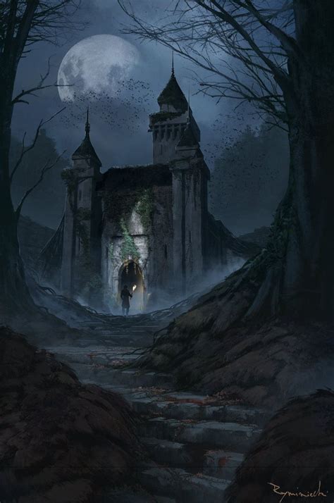 Mansion | Fantasy landscape, Dark fantasy art, Fantasy artwork