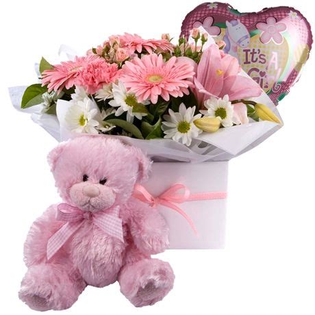 Baby Girl Flowers | Its a girl balloons, Delivery gifts, Flower colouring in