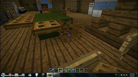 MineCraft: Pool Table Tutorial - YouTube