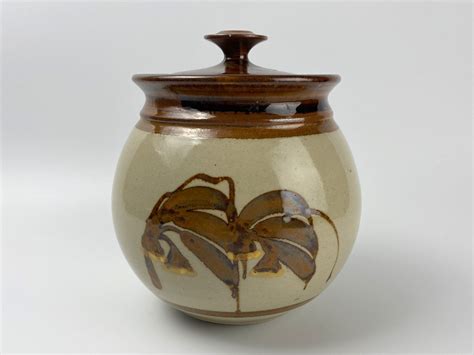 Australian 7.5 Pottery Jar with Lid Cannie Ridge | Etsy