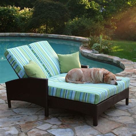 The 15 Best Collection of Double Chaise Lounges for Outdoor