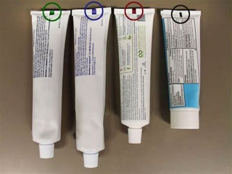 Toothpaste Color Code - Originality - YouTube