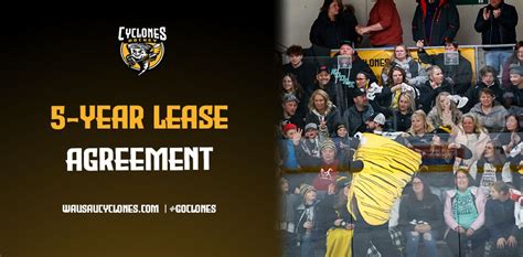 Wausau Cyclones Announce 5 Year Lease Agreement - OnFocus