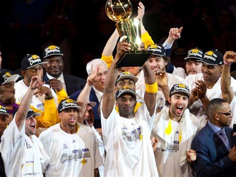 The 2009-10 NBA Season Was Great For The Lakers: Lakers Champions, Kobe Bryant Finals MVP ...