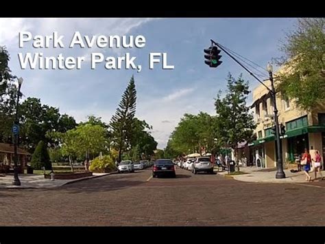 Park Avenue, Winter Park, Florida - YouTube