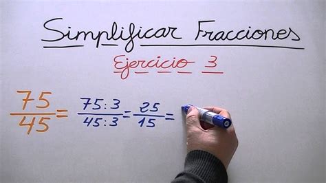 Reducción de fracciones - YouTube