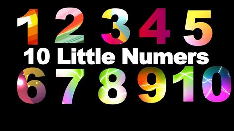 Ten Little Numbers | 10 Little Numbers song for Children | Ten Little ...