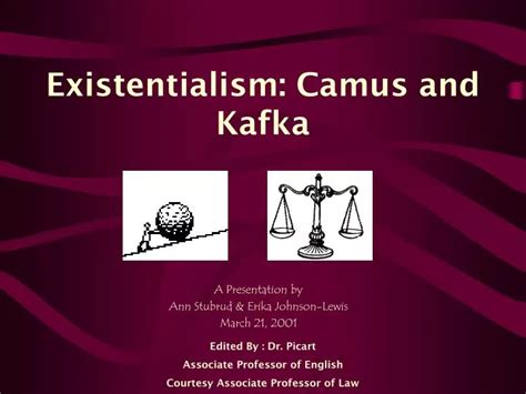 PPT - Existentialism: Camus and Kafka PowerPoint Presentation, free ...