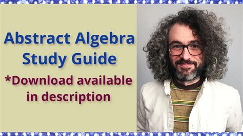 Abstract Algebra Study Guide - YouTube