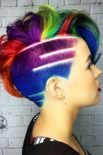 6+ Peerless Short Hairstyles Rainbow With Black Over It